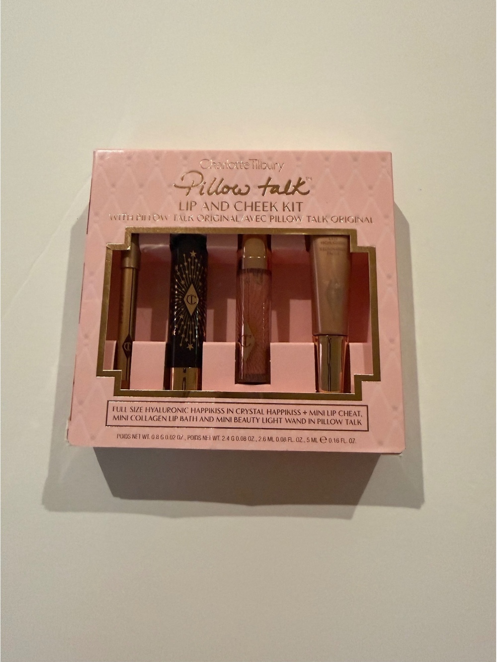NIB Charlotte Tilbury Pillow Talk Lip and Cheek Kit